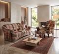 Reith mit Hocker in Sanitex 6584111 und Trient Sofa in Sanitex 658407