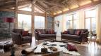 Schwarzensee Garnitur in Leder Supersoft Teak Brown Bordeaux