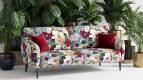 Vittoria Sofa in 651433 Alcantara 8907 Chianti